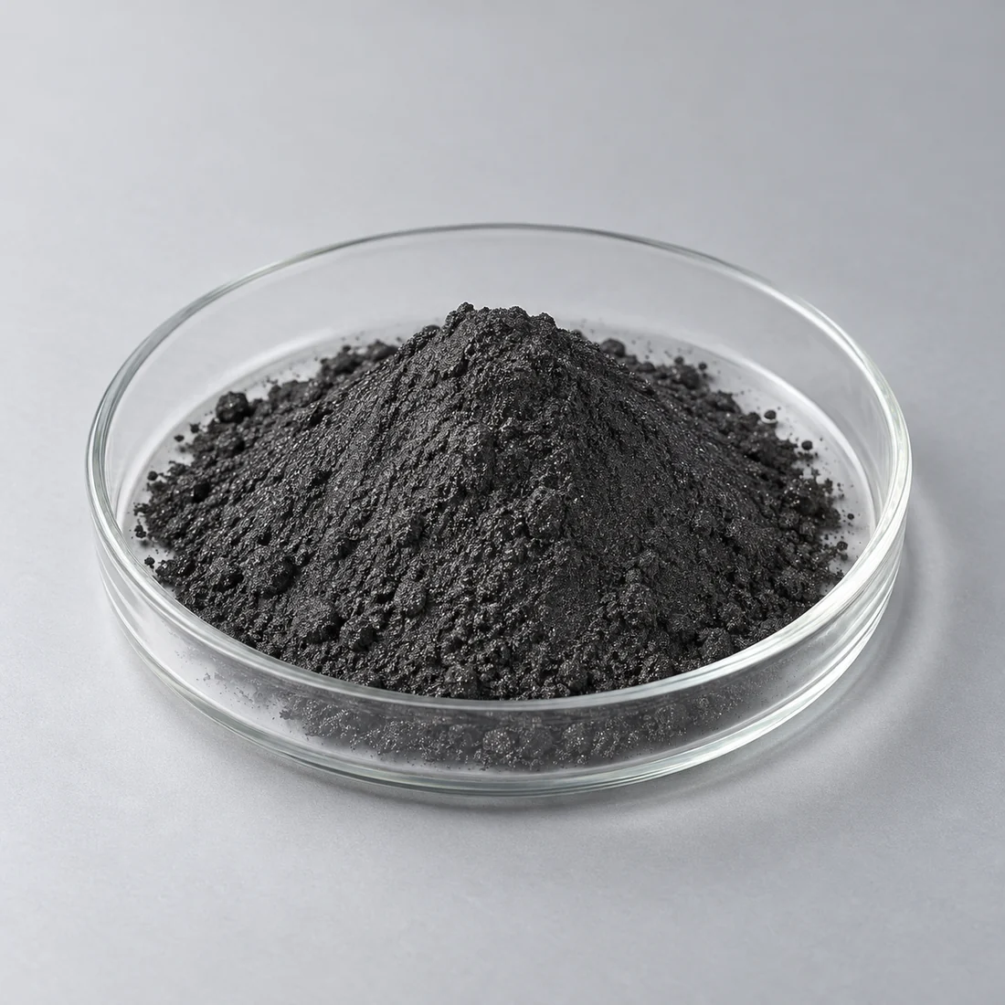 Powder material specimens; appearance reference